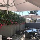 Ombrelone Lateral - 2,70m De Diâmetro - Em Alumínio - Base Ca