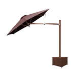 Ombrelone Lateral - 2,70m De Diâmetro - Em Alumínio - Base Ca