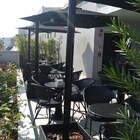 Ombrelone Lateral - 3,00m De Diâmetro - Em Alumínio - Base Ca