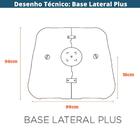 Ombrelone Lateral Algarve Belize Fratini 300 cm Aluminio Capa