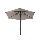 Ombrelone Lateral Aluminio Avea Taupe 2,90m Naterial