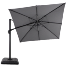 Ombrelone Lateral Alumínio Sonora 290x290m Cinza Naterial