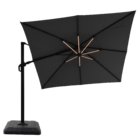 Ombrelone Lateral Alumínio Sonora 290x290m Cinza Naterial