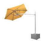 Ombrelone Lateral Amarelo - 3,00m De Diâmetro - Em Alumínio -