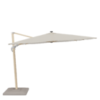 Ombrelone Lateral Articulável 2,58x2,9x2,9m Poliéster Branco Sonora II Naterial