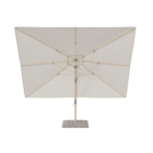 Ombrelone Lateral Articulável 2,58x2,9x2,9m Poliéster Branco Sonora II Naterial