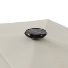 Ombrelone Lateral Articulável 2,74x2,8x3,9m Poliéster Branco Sonora II Naterial