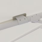 Ombrelone Alumínio e Poliéster Lateral Quadrado Aura Branco 264x285x285cm Naterial