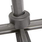 Ombrelone Alumínio e Poliéster Lateral Retangular Aura Taupe 275x280x385cm Naterial