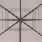 Ombrelone Alumínio e Poliéster Lateral Retangular Aura Taupe 275x280x385cm Naterial