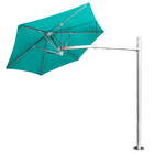 Ombrelone Lateral Azul Turquesa - 2,00m De Diâmetro - Em Alum