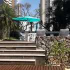 Ombrelone Lateral Azul Turquesa - 2,00m De Diâmetro - Em Alum