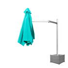 Ombrelone Lateral Azul Turquesa - 2,70m De Diâmetro - Em Alum