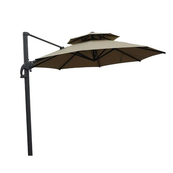 Ombrelone Lateral Belize Rivatti 300 Cm Em Aluminio Capa Poli