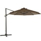 Ombrelone Lateral Cancun Rivatti 300 Cm Em Alumínio Com Base