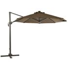 Ombrelone Lateral Com Base Cruz Hdpe Cancún Rivatti 300 Cm (l