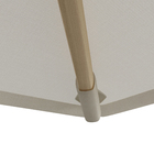 Ombrelone Alumínio e Poliéster Lateral Quadrado com LED Sonora Branco 258x290x290cm Naterial