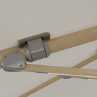 Ombrelone Alumínio e Poliéster Lateral Quadrado com LED Sonora Branco 258x290x290cm Naterial