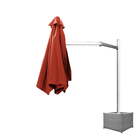 Ombrelone Lateral Terracota - 2,70m De Diâmetro - Em Alumínio