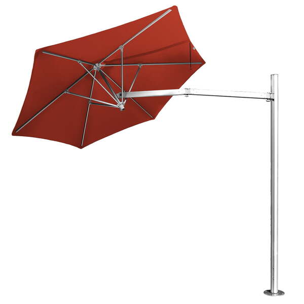 Ombrelone Lateral Terracota - 2,70m De Diâmetro - Em Alumínio