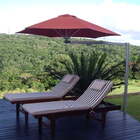 Ombrelone Lateral Terracota - 2,70m De Diâmetro - Em Alumínio