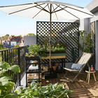 Ombrelone Madeira Central Agora Branco 247x296cm Naterial