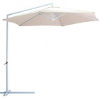 Ombrelone Malibu Bege 3 M Com Manivela E Base Embutida 35 Fps