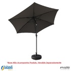 Ombrelone Miramar Grafite Ou Fendi Sem Base Com Uv - Rivatti