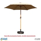 Ombrelone Miramar Grafite Ou Fendi Sem Base Com Uv - Rivatti