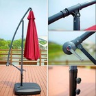 Ombrelone Noronha Standard 3m Diametro C/ Base 60l - Verde Es