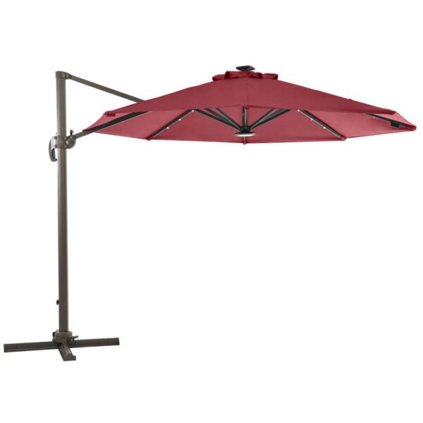 Ombrelone Redondo Acionamento A Manivela 275cmx365cm Cancun R