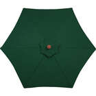 Ombrelone Redondo Em Madeira E Poliéster Verde Sem Base 1,8 M