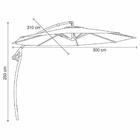 Ombrelone Sabá Marrom