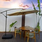 Ombrelone Standard 3m Diametro C/ Base 60l - Bege