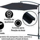 Ombrelone Suspenso 3,00m  Azul