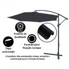 Ombrelone Suspenso 3,00m  Azul