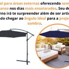 Ombrelone Suspenso 3,00m  Azul