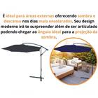 Ombrelone Suspenso 3,00m  Azul