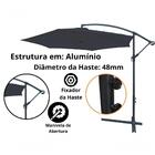 Ombrelone Suspenso 3,00m  Azul