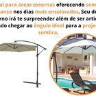 Ombrelone Suspenso 3,00m  Branco