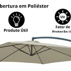 Ombrelone Suspenso 3,00m  Branco