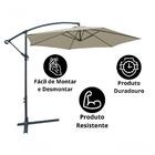 Ombrelone Suspenso 3,00m  Branco