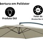 Ombrelone Suspenso 3,00m  Branco