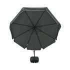 Ombrelone Suspenso Búzios Giratório 3 00 M Cinza Bel Fix