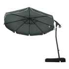 Ombrelone Suspenso Búzios Giratório 3 00 M Cinza Bel Fix