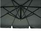 Ombrelone Suspenso Búzios Giratório 3 00 M Cinza Bel Fix