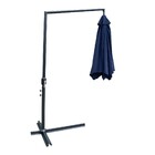 Ombrelone Suspenso Lateral 3m Importway Azul Com Manivela E B