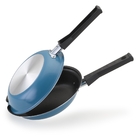 Omeleteira Antiaderente N 18 Azul Turquesa