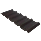 ONDULINE TELHA ONDUVILLA PRETA 1,07 MT X 0,40 CM