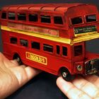Onibus Decorativo Vintage Retro De Ferro London Vermelho (cj-